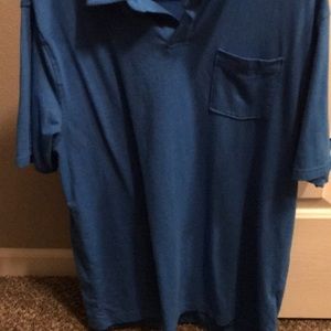 Under Armour Blue Polo Size L